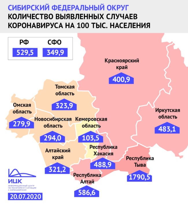 113 новых случаев заражения коронавирусом выявлено в Новосибирской области за сутки