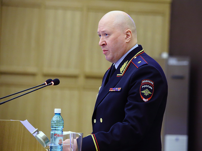 Начальник ГУ МВД России по Новосибирской области Андрей Кульков